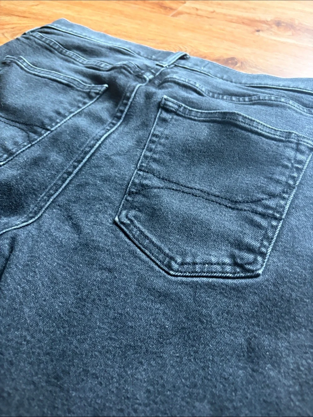 Hollister Men's Black Slim Straight Denim Jeans